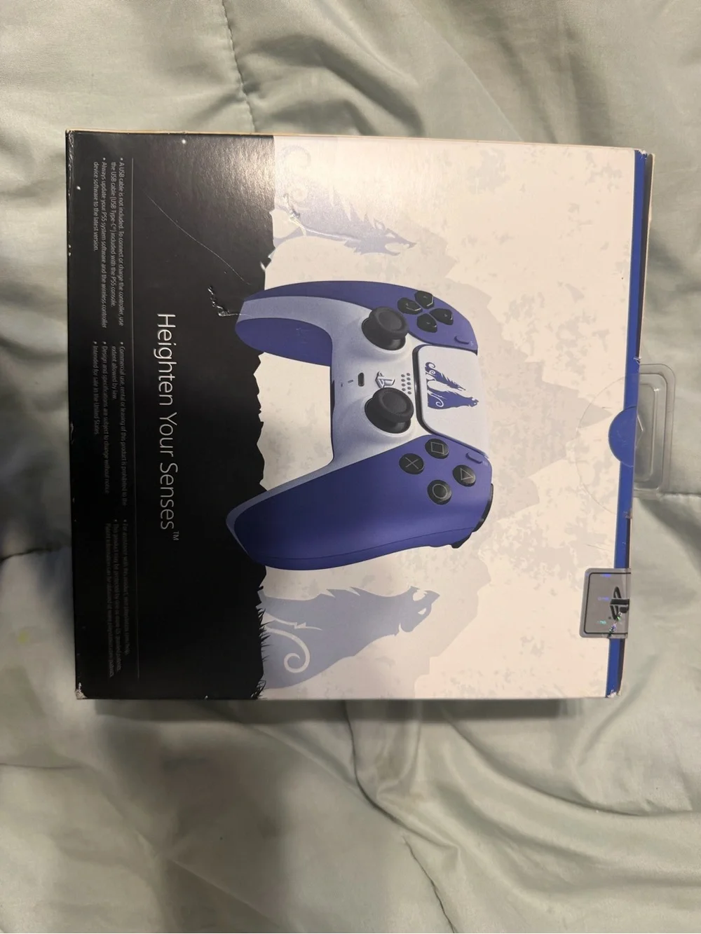 Sony DualSense God of War Ragnarök Limited Edition Blue White Controller